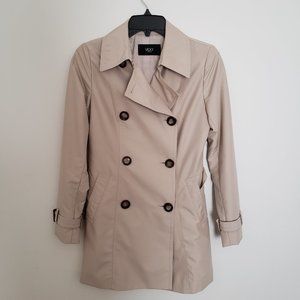 Vicky Couture lightweight polyester topcoat - size 1 (small) - beige